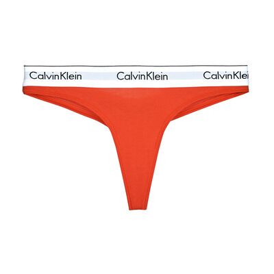 Tangas Calvin Klein Jeans THONG Rouge EU L Dames Tangas Calvin Klein Jeans THONG Rouge EU L Dames