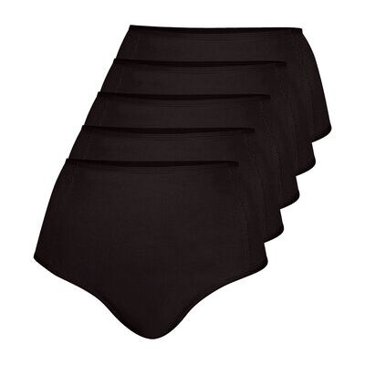 Slips Athena Culottess pour fuites urinaires, lot de 5 Noir EU S,EU M,EU L,EU XL Dames Slips Athena Culottess pour fuites urinaires, lot de 5 Noir EU S,EU M,EU L,EU XL Dames
