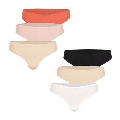 Strings Athena Tangas, lot de 6, ECOPACK MICRO Multicolore EU S,EU M,EU L,EU XL Dames Strings Athena Tangas, lot de 6, ECOPACK MICRO Multicolore EU S,EU M,EU L,EU XL Dames