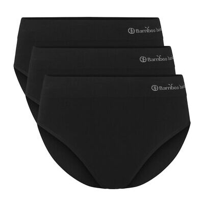 Slips Bamboo Basics Femme Slip Paquet de 3 BELLE Noir EU S,EU M,EU L,EU XL Dames Slips Bamboo Basics Femme Slip Paquet de 3 BELLE Noir EU S,EU M,EU L,EU XL Dames