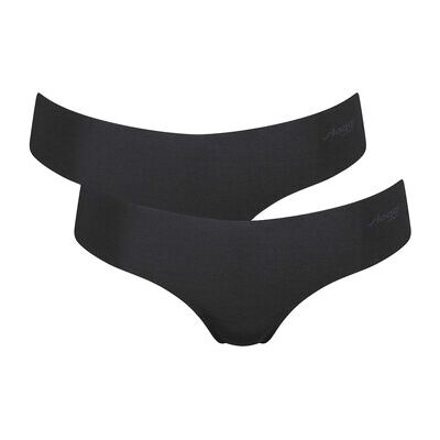 Strings Sloggi Femme String Paquet de 2 Zero Microfiber Hipstring 2.0 Noir EU S,EU M,EU L,EU XS Dames Strings Sloggi Femme String Paquet de 2 Zero Microfiber Hipstring 2.0 Noir EU S,EU M,EU L,EU XS Dames