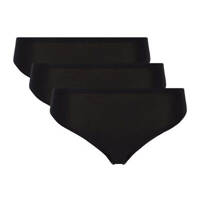Strings Chantelle Femme String Paquet de 3 SOFTSTRETCH Noir Unique Dames Strings Chantelle Femme String Paquet de 3 SOFTSTRETCH Noir Unique Dames