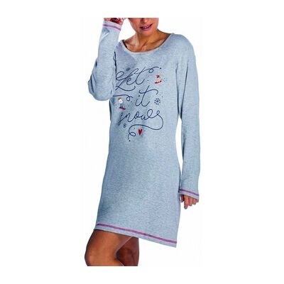 Chemises de nuit Ozabi Pyjama COTON MELISSA BROWN ALPES LIQUETTE GRIS Multicolore EU S,EU M,EU L Dames Chemises de nuit Ozabi Pyjama COTON MELISSA BROWN ALPES LIQUETTE GRIS Multicolore EU S,EU M,EU L Dames