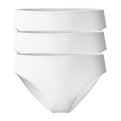Slips Calida Femme Slip Paquet de 3 Essential Cotton Regular Cut Blanc EU S,EU M,EU L,EU XS Dames Slips Calida Femme Slip Paquet de 3 Essential Cotton Regular Cut Blanc EU S,EU M,EU L,EU XS Dames