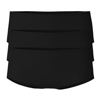 Slips Calida Femme Slip Paquet de 3 Panty Essential Cotton Low Cut Noir EU L,EU XS Dames Slips Calida Femme Slip Paquet de 3 Panty Essential Cotton Low Cut Noir EU L,EU XS Dames