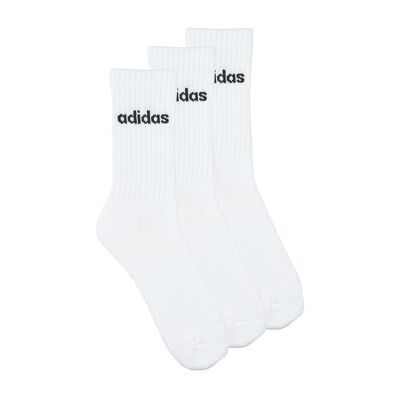 Chaussettes adidas Linear Crew Cushioned Socks 3 Pairs Blanc 37 / 39,40 / 42,43 / 45,46 / 48,XS,M,S,XL,L Dames Chaussettes adidas Linear Crew Cushioned Socks 3 Pairs Blanc 37 / 39,40 / 42,43 / 45,46 / 48,XS,M,S,XL,L Dames