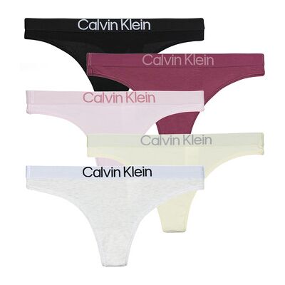 Strings Calvin Klein Jeans THONG X5 Multicolore EU S,EU M,EU L,EU XL,EU XS Dames Strings Calvin Klein Jeans THONG X5 Multicolore EU S,EU M,EU L,EU XL,EU XS Dames