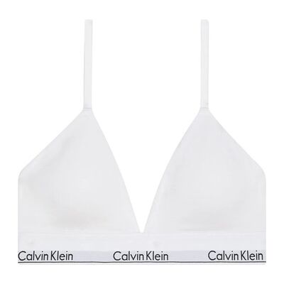 Triangles / Sans armatures Calvin Klein Jeans Lightly Lined Triangle Blanc EU L,EU XS Dames Triangles / Sans armatures Calvin Klein Jeans Lightly Lined Triangle Blanc EU L,EU XS Dames