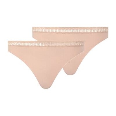 Tangas Chantelle Femme String Paquet de 2 Tanga Cozy Chic 2P Beige EU S,EU XL Dames Tangas Chantelle Femme String Paquet de 2 Tanga Cozy Chic 2P Beige EU S,EU XL Dames