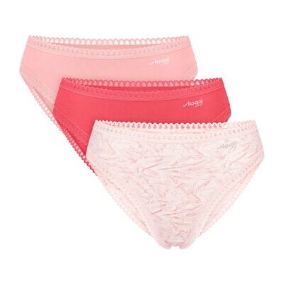 Slips Sloggi Femme Slip Paquet de 3 GO Crush High leg C3P Multicolore EU XXL,EU S Dames Slips Sloggi Femme Slip Paquet de 3 GO Crush High leg C3P Multicolore EU XXL,EU S Dames