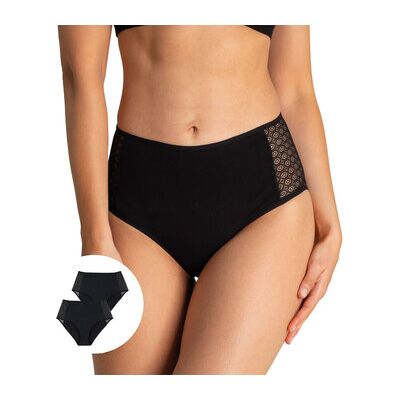Culottes & slips Athena Culottes midi pour fuites urinaires, lot de 2 Noir EU S,EU M,EU L,EU XL Dames Culottes & slips Athena Culottes midi pour fuites urinaires, lot de 2 Noir EU S,EU M,EU L,EU XL Dames