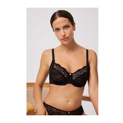 Emboitants Ysabel Mora Soutien-gorge à armatures non rembourré en dentelle noir Noir 100C,100D,105C,105D,110C,90C,95C Dames Emboitants Ysabel Mora Soutien-gorge à armatures non rembourré en dentelle noir Noir 100C,100D,105C,105D,110C,90C,95C Dames