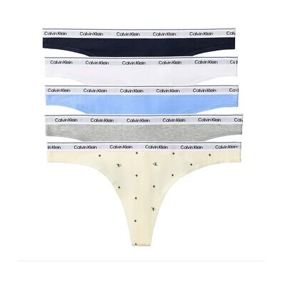 Slips Calvin Klein Jeans Thong 5 Pk Multicolore EU S,EU M,EU L,EU XL,EU XS Dames Slips Calvin Klein Jeans Thong 5 Pk Multicolore EU S,EU M,EU L,EU XL,EU XS Dames