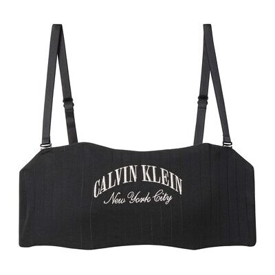 Triangles / Sans armatures Calvin Klein Jeans Lightly Lined Bandeau Noir EU S,EU M,EU L,EU XL,EU XS Dames Triangles / Sans armatures Calvin Klein Jeans Lightly Lined Bandeau Noir EU S,EU M,EU L,EU XL,EU XS Dames