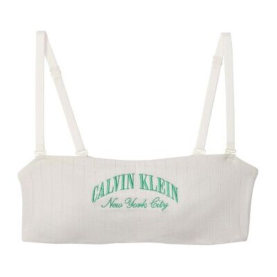 Triangles / Sans armatures Calvin Klein Jeans Lightly Lined Bandeau Blanc EU S,EU M,EU L,EU XL,EU XS Dames Triangles / Sans armatures Calvin Klein Jeans Lightly Lined Bandeau Blanc EU S,EU M,EU L,EU XL,EU XS Dames