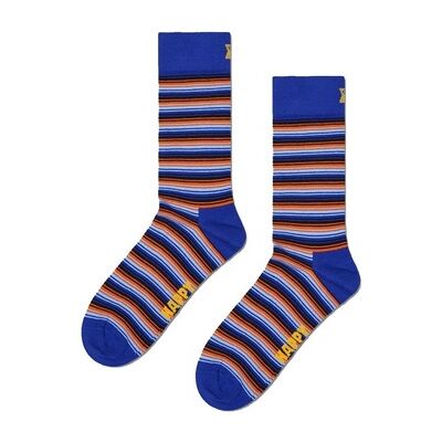 Chaussettes hautes Happy socks Mini Stripe Bleu 41 / 46 Heren Chaussettes hautes Happy socks Mini Stripe Bleu 41 / 46 Heren