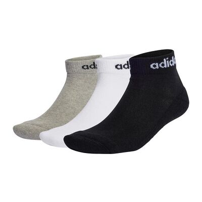 Chaussettes de sports adidas C LIN ANKLE 3P Gris 37 / 39 Dames Chaussettes de sports adidas C LIN ANKLE 3P Gris 37 / 39 Dames