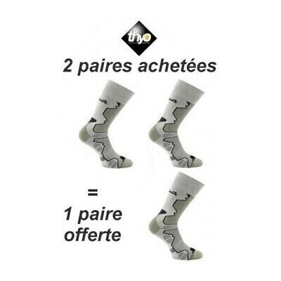 Collants & bas Thyo Lot de 3 paires de mi chaussettes Double-Trek pour randonnée Vert 37 / 38,39 / 40,41 / 42,43 / 44,45 / 46,35 / 36 Heren Collants & bas Thyo Lot de 3 paires de mi chaussettes Double-Trek pour randonnée Vert 37 / 38,39 / 40,41 / 42,43 / 44,45 / 46,35 / 36 Heren