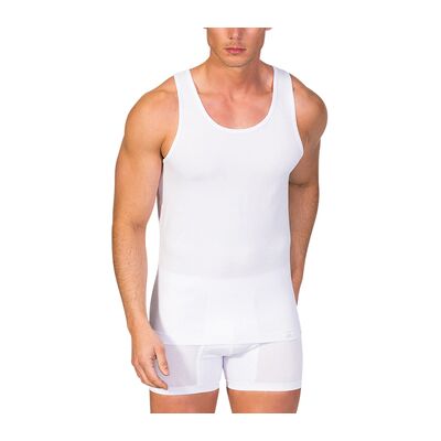 Maillots de corps Zd - Zero Defects Débardeur homme coton égyptien Blanc EU S / M,EU L / XL,EU 3XL,EU 5XL Heren Maillots de corps Zd - Zero Defects Débardeur homme coton égyptien Blanc EU S / M,EU L / XL,EU 3XL,EU 5XL Heren