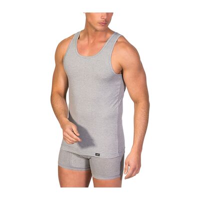 Maillots de corps Zd - Zero Defects Débardeur homme coton égyptien Gris EU S / M,EU L / XL,EU 3XL,EU 5XL Heren Maillots de corps Zd - Zero Defects Débardeur homme coton égyptien Gris EU S / M,EU L / XL,EU 3XL,EU 5XL Heren