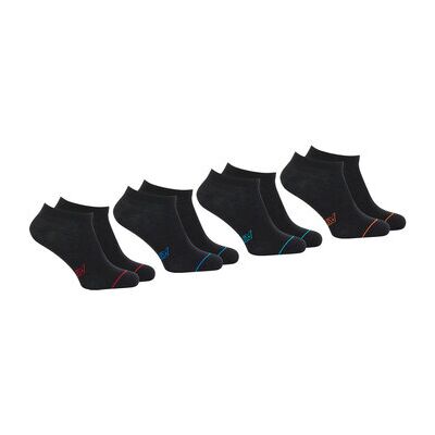 Chaussettes Athena Socquettes low cut, lot de 4 paires, ECO PACK Noir 39 / 42,43 / 46,Unique Heren Chaussettes Athena Socquettes low cut, lot de 4 paires, ECO PACK Noir 39 / 42,43 / 46,Unique Heren