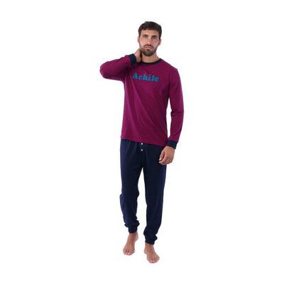 Ensembles de pyjama Achile Pyjama long en pur coton jersey MARINIERE Rouge T3,T2,T4 Heren Ensembles de pyjama Achile Pyjama long en pur coton jersey MARINIERE Rouge T3,T2,T4 Heren