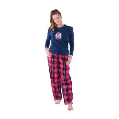 Ensembles de pyjama Achile Pyjama long en pur coton et bas en flanelle SNOW DOG Bleu T3,T2,T5,T4 Heren Ensembles de pyjama Achile Pyjama long en pur coton et bas en flanelle SNOW DOG Bleu T3,T2,T5,T4 Heren