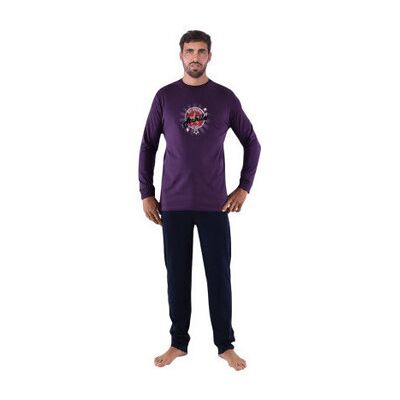 Ensembles de pyjama Achile Pyjama long en pur coton jersey BEST BREAKFAST IN TOWN Violet T3,T2,T5,T4 Heren Ensembles de pyjama Achile Pyjama long en pur coton jersey BEST BREAKFAST IN TOWN Violet T3,T2,T5,T4 Heren