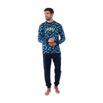 Ensembles de pyjama Achile Pyjama long avec jogging en pur coton PRINT ART Bleu T3,T2,T5,T4 Heren Ensembles de pyjama Achile Pyjama long avec jogging en pur coton PRINT ART Bleu T3,T2,T5,T4 Heren