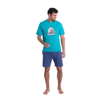 Ensembles de pyjama Achile Pyjama court en pur coton jersey "DON " Vert T3,T2,T5,T4 Heren Ensembles de pyjama Achile Pyjama court en pur coton jersey "DON " Vert T3,T2,T5,T4 Heren