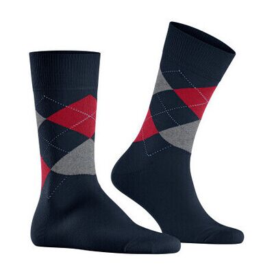 Chaussettes Burlington Chaussettes intarsia King en coton biologique Bleu 42 / 46,46 / 50 Heren Chaussettes Burlington Chaussettes intarsia King en coton biologique Bleu 42 / 46,46 / 50 Heren