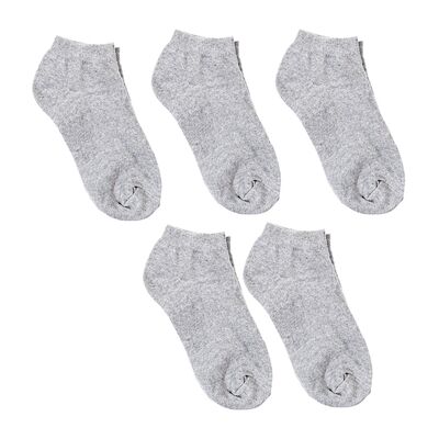 Socquettes grises Baci & Abbracci - Pack de 5 Socquettes grises Baci & Abbracci - Pack de 5