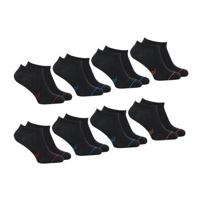 Chaussettes Athena Socquettes, lot de 8 paires, LOW CUT ECOPACK Noir 43 / 46,Unique Heren Chaussettes Athena Socquettes, lot de 8 paires, LOW CUT ECOPACK Noir 43 / 46,Unique Heren