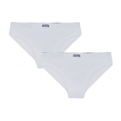 Bas de pyjama Mariner Lot de 2 slips taille basse Blanc T5,T6 Heren Bas de pyjama Mariner Lot de 2 slips taille basse Blanc T5,T6 Heren