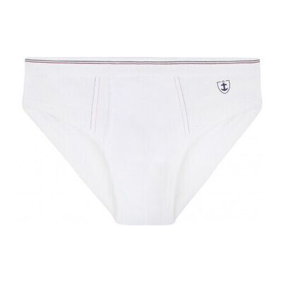 Bas de pyjama Mariner Slip taille basse ouvert 100% coton Blanc T3,T5,T4 Heren Bas de pyjama Mariner Slip taille basse ouvert 100% coton Blanc T3,T5,T4 Heren