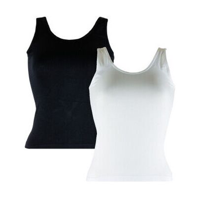 Chemises de nuit Infinitif Lot de 2 débardeurs en coton larges bretelles Blanc T3,T2,T5,T4 Heren Chemises de nuit Infinitif Lot de 2 débardeurs en coton larges bretelles Blanc T3,T2,T5,T4 Heren