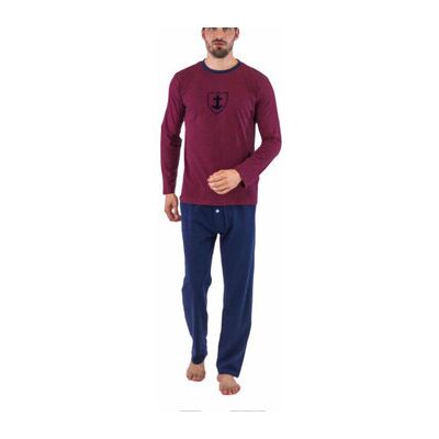 Ensembles de pyjama Mariner Pyjama long col rond jersey coton Rouge T3,T2,T5,T4,T6 Heren Ensembles de pyjama Mariner Pyjama long col rond jersey coton Rouge T3,T2,T5,T4,T6 Heren