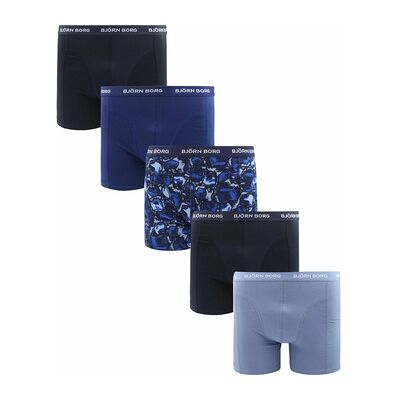 Caleçons Björn Borg Boxers Cotton Stretch 5-Pack Bleu Multicolore EU XXL,EU M,EU L Heren Caleçons Björn Borg Boxers Cotton Stretch 5-Pack Bleu Multicolore EU XXL,EU M,EU L Heren