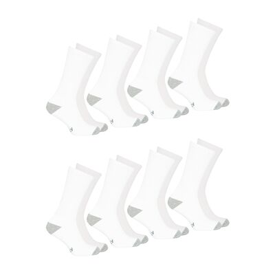 Chaussettes Athena Mi-chaussettes, lot de 8, ECOPACK SPORT Blanc 43 / 46,Unique Heren Chaussettes Athena Mi-chaussettes, lot de 8, ECOPACK SPORT Blanc 43 / 46,Unique Heren