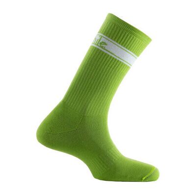 Chaussettes de sports Achile Mi-chaussettes de sport colorées Made in France Vert 40 / 45 Heren Chaussettes de sports Achile Mi-chaussettes de sport colorées Made in France Vert 40 / 45 Heren