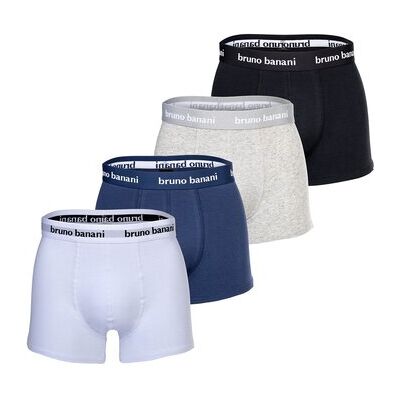 Caleçons Bruno Banani Homme Caleçon Paquet de 4 Short 4Pack Every Day Multicolore EU XXL,EU M,EU L,EU XL Heren Caleçons Bruno Banani Homme Caleçon Paquet de 4 Short 4Pack Every Day Multicolore EU XXL,EU M,EU L,EU XL Heren