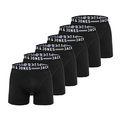 jack & jones Caleçons Jack & Jones Homme Caleçon Paquet de 6 SENSE TRUNKS 3 PACK Noir EU XXL,EU M,EU L,EU XL Heren jack & jones Caleçons Jack & Jones Homme Caleçon Paquet de 6 SENSE TRUNKS 3 PACK Noir EU XXL,EU M,EU L,EU XL Heren