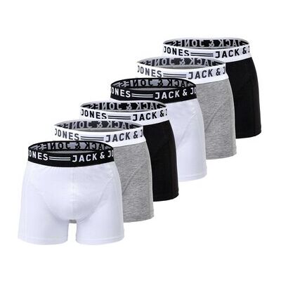 jack & jones Caleçons Jack & Jones Homme Caleçon Paquet de 6 SENSE TRUNKS 3 PACK Multicolore EU XXL,EU S,EU M,EU L,EU XL Heren jack & jones Caleçons Jack & Jones Homme Caleçon Paquet de 6 SENSE TRUNKS 3 PACK Multicolore EU XXL,EU S,EU M,EU L,EU XL Heren