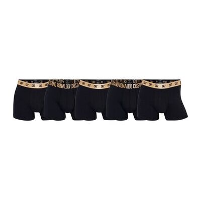 Caleçons Cristiano Ronaldo CR7 Homme Caleçon Paquet de 5 Basic Trunk, 5-pack Noir EU L,EU XL Heren Caleçons Cristiano Ronaldo CR7 Homme Caleçon Paquet de 5 Basic Trunk, 5-pack Noir EU L,EU XL Heren