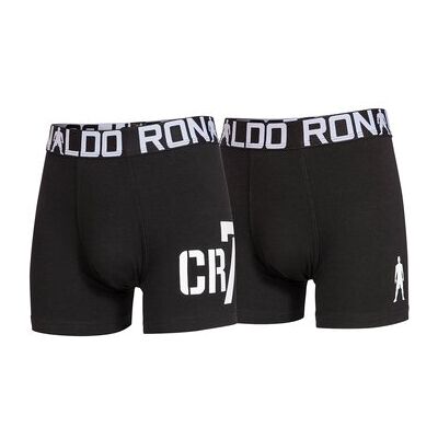 Caleçons Cristiano Ronaldo CR7 Garçon Caleçon Paquet de 2 Boys Trunk 2-pack Noir 3 / 4 ans,5 / 6 ans Jongens Caleçons Cristiano Ronaldo CR7 Garçon Caleçon Paquet de 2 Boys Trunk 2-pack Noir 3 / 4 ans,5 / 6 ans Jongens