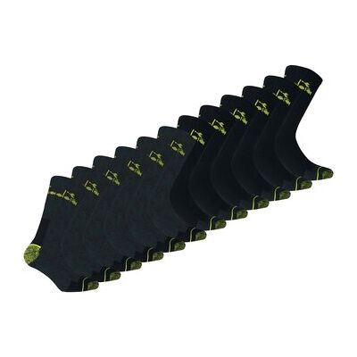 Chaussettes de travail unisexes Diadora - Pack de 12 - Noir/Anthracite Chaussettes de travail unisexes Diadora - Pack de 12 - Noir/Anthracite