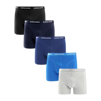Caleçons Björn Borg Boxers Cotton Stretch 5-Pack Bleu Gris Multicolore EU XXL,EU M,EU L,EU XL Heren Caleçons Björn Borg Boxers Cotton Stretch 5-Pack Bleu Gris Multicolore EU XXL,EU M,EU L,EU XL Heren