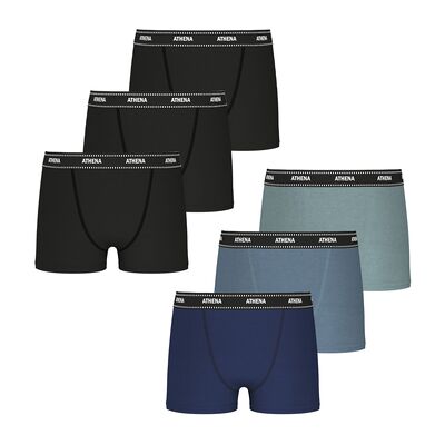 Boxers Athena Boxers, lot de 6, MY PETITS PRIX Multicolore 7 / 8 ans,10 ans,12 ans,14 ans,16 ans Jongens Boxers Athena Boxers, lot de 6, MY PETITS PRIX Multicolore 7 / 8 ans,10 ans,12 ans,14 ans,16 ans Jongens
