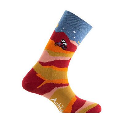 Chaussettes Achile Mi-chaussettes jersey "Panda Star" Coton peigné Orange 40 / 45 Heren Chaussettes Achile Mi-chaussettes jersey "Panda Star" Coton peigné Orange 40 / 45 Heren