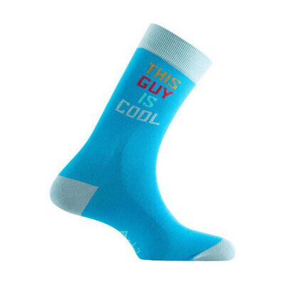 Chaussettes Achile Mi-chaussette jersey "Cool" Coton peigné Bleu 40 / 45 Heren Chaussettes Achile Mi-chaussette jersey "Cool" Coton peigné Bleu 40 / 45 Heren